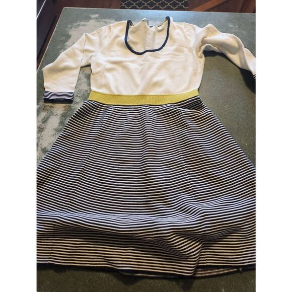 BODEN Julieta knit striped  sweater Dress sz 6P - Picture 2 of 5